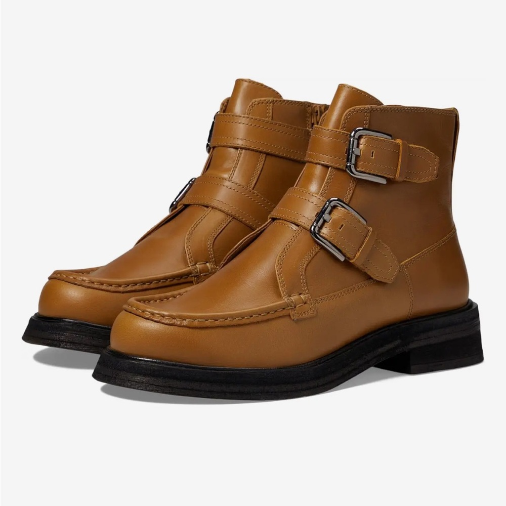 Free People Isla Moto Boots Camel - Picture 1 of 12